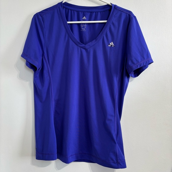 💕3/10$💕 Adidas Purple Athletic T-Shirt 🟣 - Picture 1 of 4